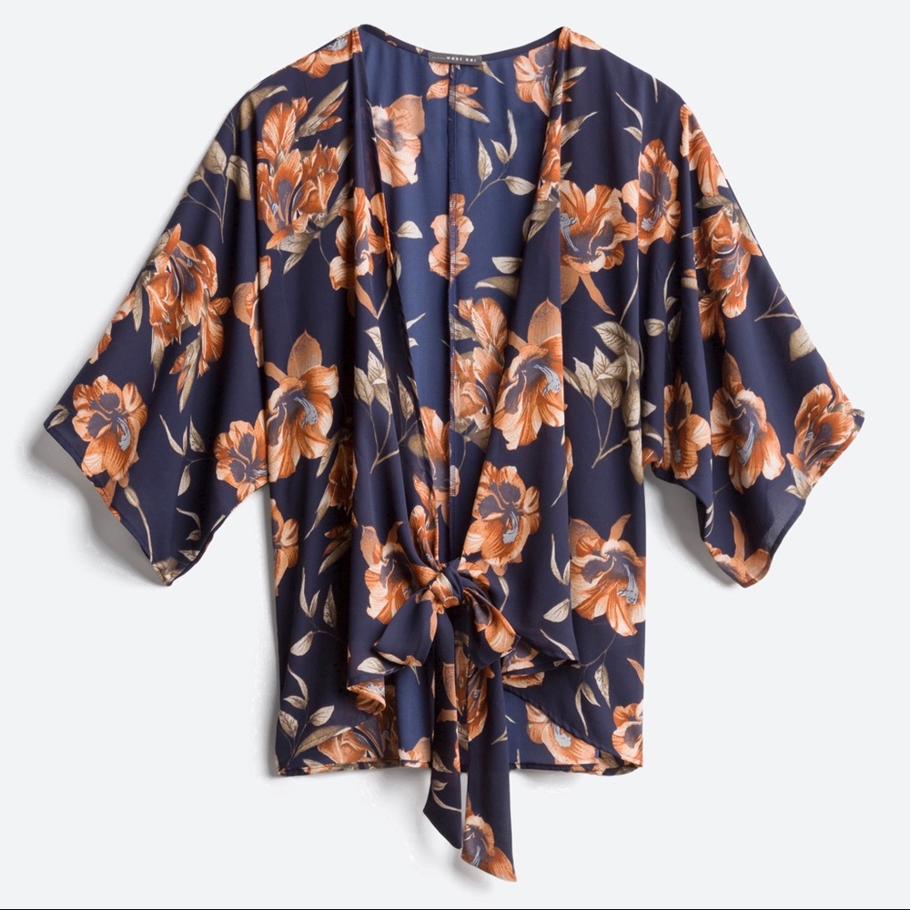 Tie Front Kimono